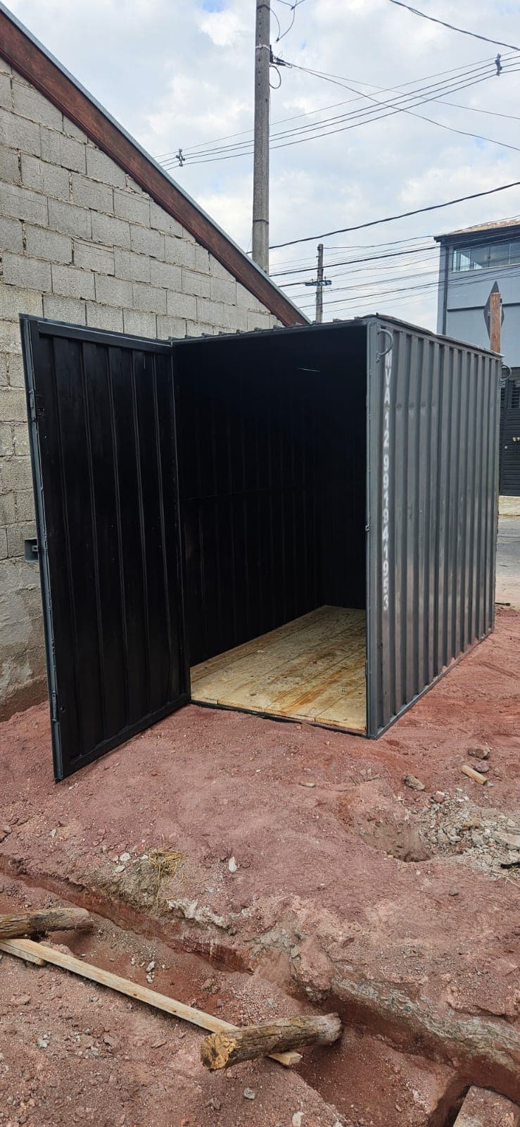 Aluguel locação de mini Containers de obra